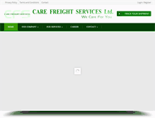 Tablet Screenshot of carefreight.com